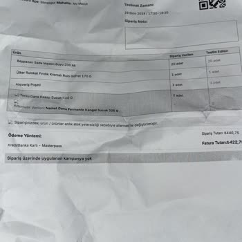 Stokta Olmayan Ürün Ve İade Sorunu