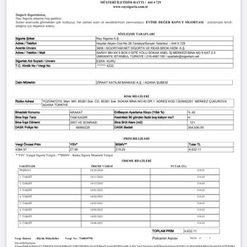 Yanlış Yenilenen Konut Poliçesi Sorunu