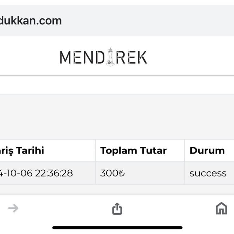 Mendirek Dükkan Kargom Gönderilmedi!