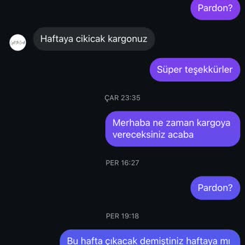 Siparişim Gönderilmiyor Ve Mesajlara Cevap Yok