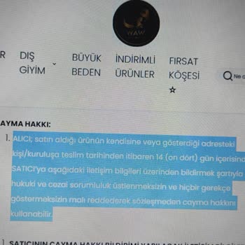 İade Hakkım İhlal Ediliyor, Mağdur Ediliyorum