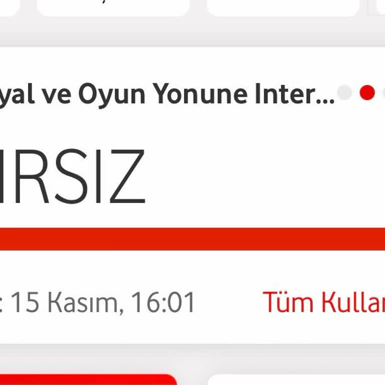 Vodafone Freezone Paket Sorunu