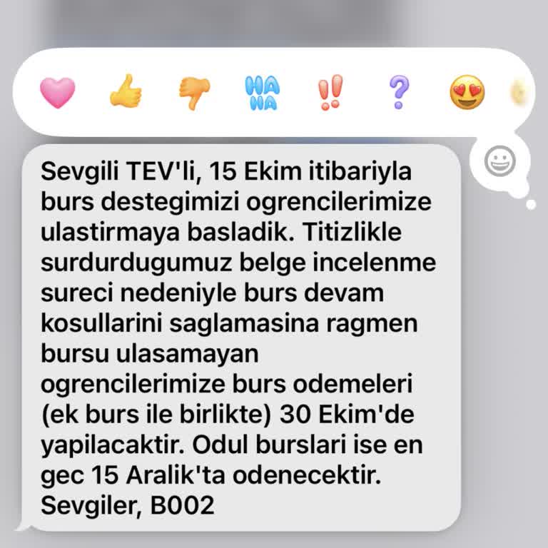 Burs Ödemesi Ve Bilgilendirme Sorunu
