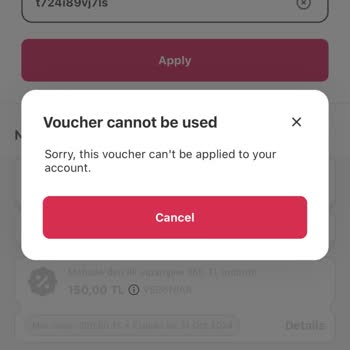 Turkcell Yemeksepeti İndirim Kuponu Kullanılamıyor