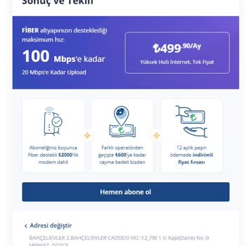 Fiber Altyapı Sorunu: Paket Yükseltme Engeli