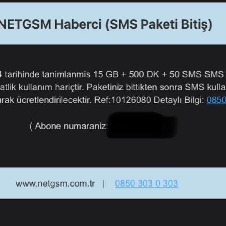 Netgsm'in Ek Paket Sorunu Ve Çözüm Beklentisi