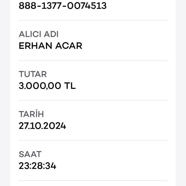 PayFix Hesabına Geçmeyen Para Transferi