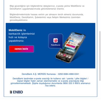 Denizbank Sanal Kart İşlemlerinde Hatalı Çekim Ve Yetersiz Müşteri Hizmeti