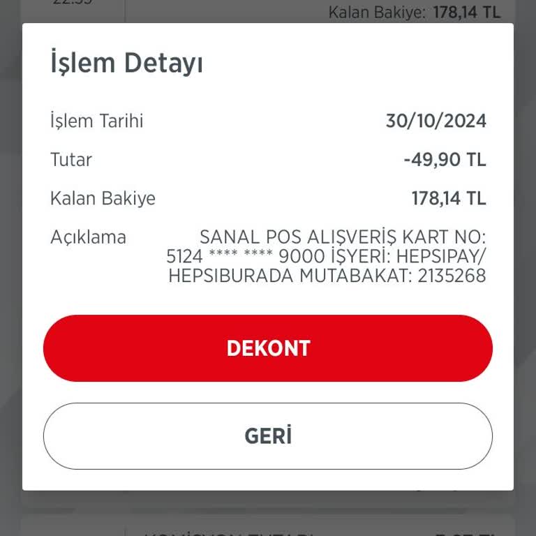 İzinsiz Para Kesintisi Ve İade Talebi