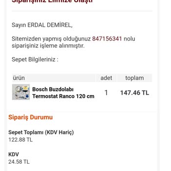 Yanlış Sipariş Ve İletişim Sorunları