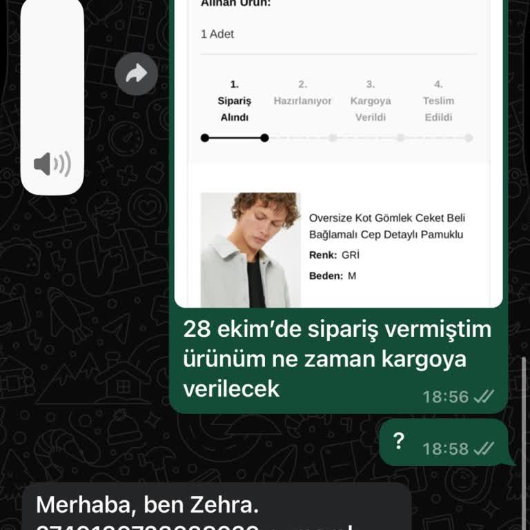 Bilgilendirme Eksikliği Ve Sipariş İptali Sorunu