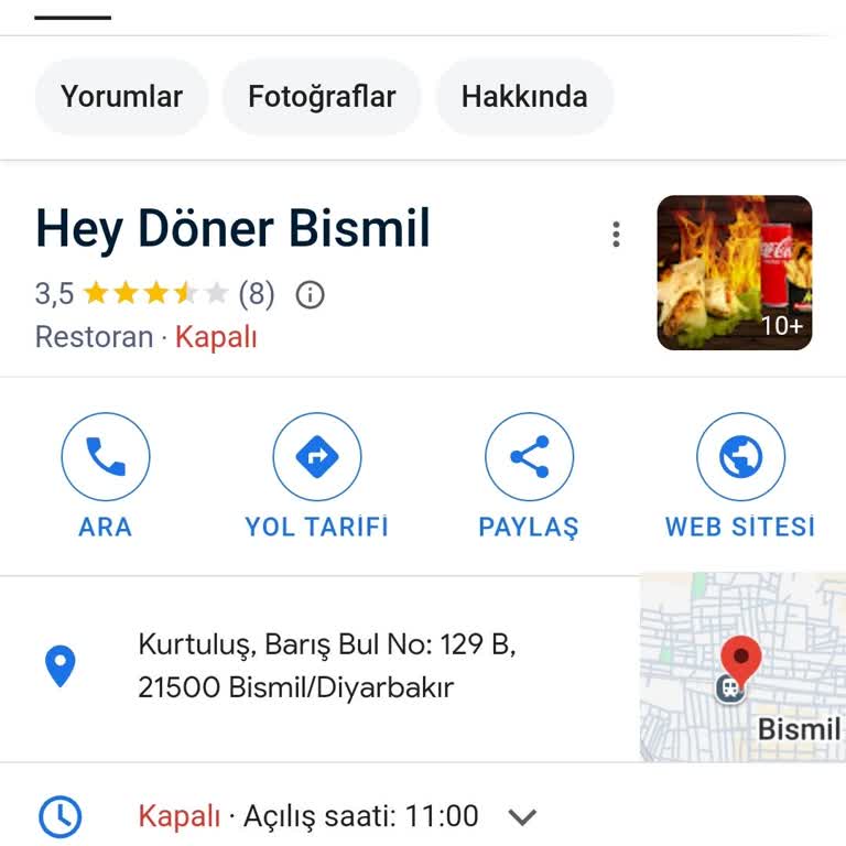 Hey Döner Bismil Şubesinde İlgisizlik Ve Yanlış Sipariş Sorunu