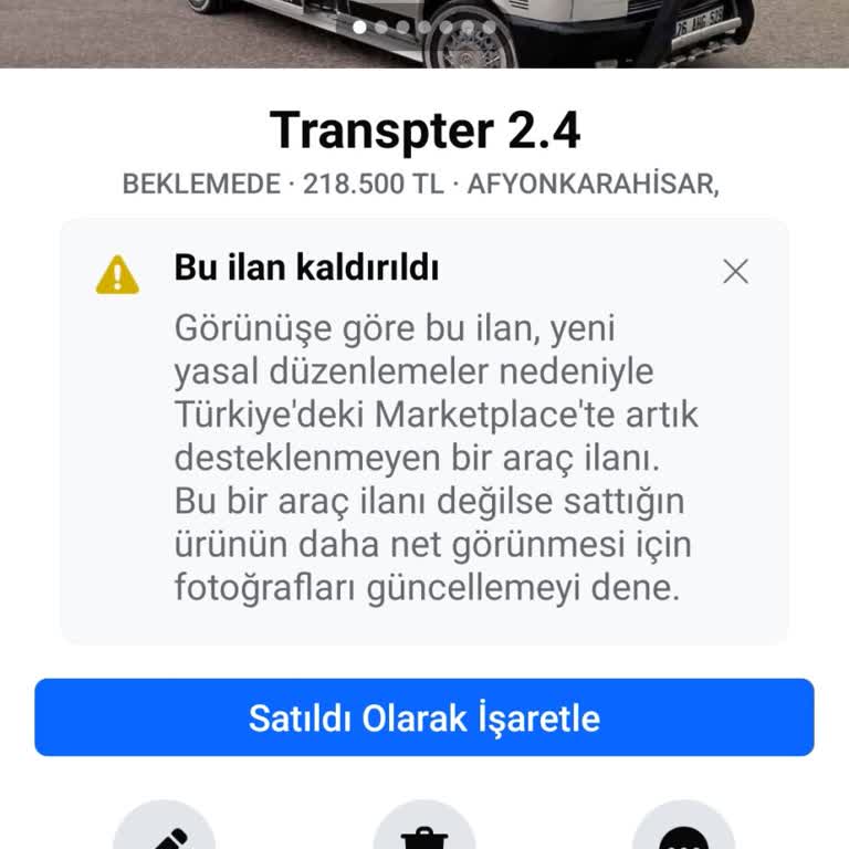 Marketplace İlan Sorunu: Fotoğraf Ve Başlık Değişiklikleri Sonuç Vermiyor