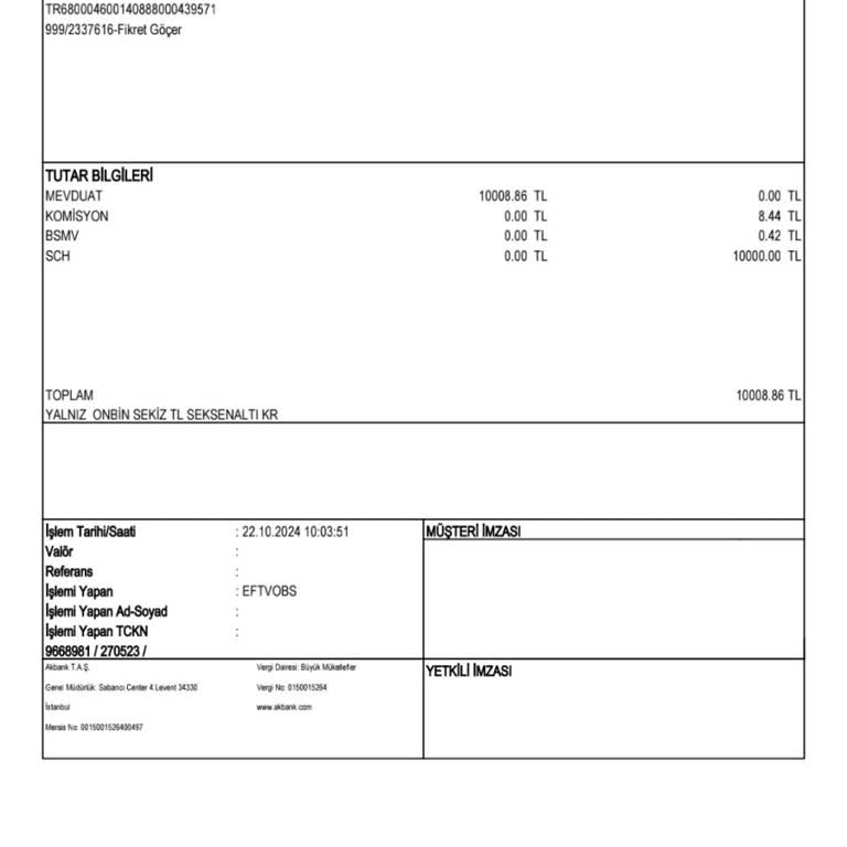Akbank Hesabımdan İzinsiz Para Çıkışı Ve İlgisizlik