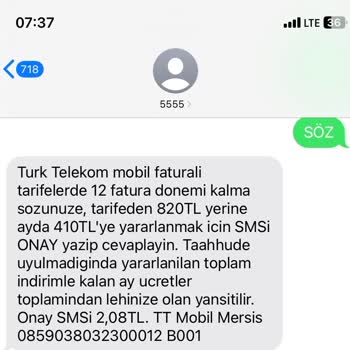 Türk Telekom Tarifemde Aktivasyon Sorunu!