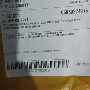 Yanlış Gönderilen Ürün Ve İletişim Sorunları