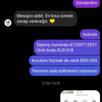 Vivense'den 16 Bin TL İade Sorunu Ve İletişim Eksikliği