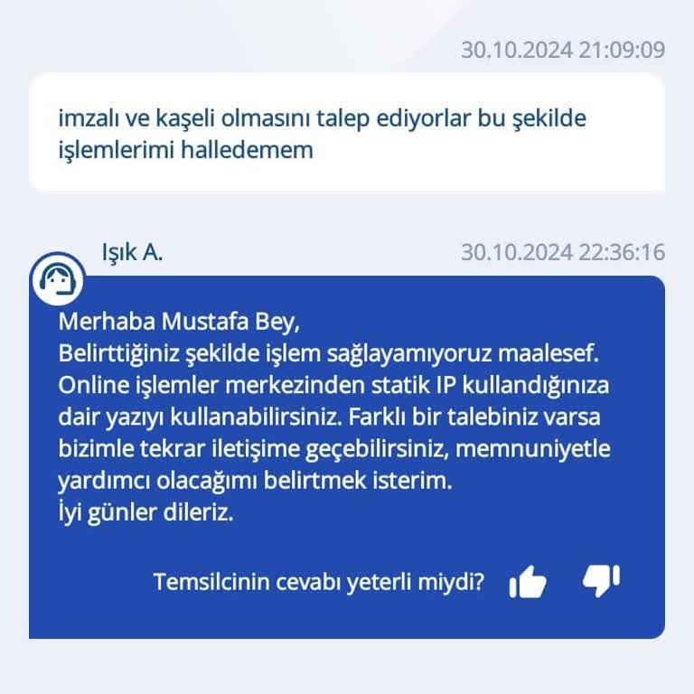 Statik IP Belgesi Sorunu Ve Mağduriyet