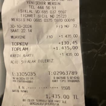 Mersin Akademi Hastanesi'nde Yüksek Ücretli Tedavi