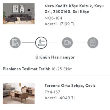 Vivense Sipariş Gecikmesi Ve İletişim Sorunu