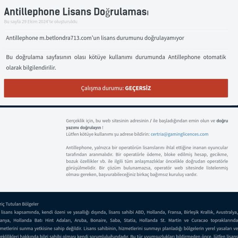 Betlondra'nın Güvenilirliği Hakkında Şüpheler