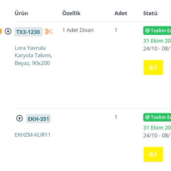 Eksik Teslimat Ve Ulaşım Sorunu Yaşadım