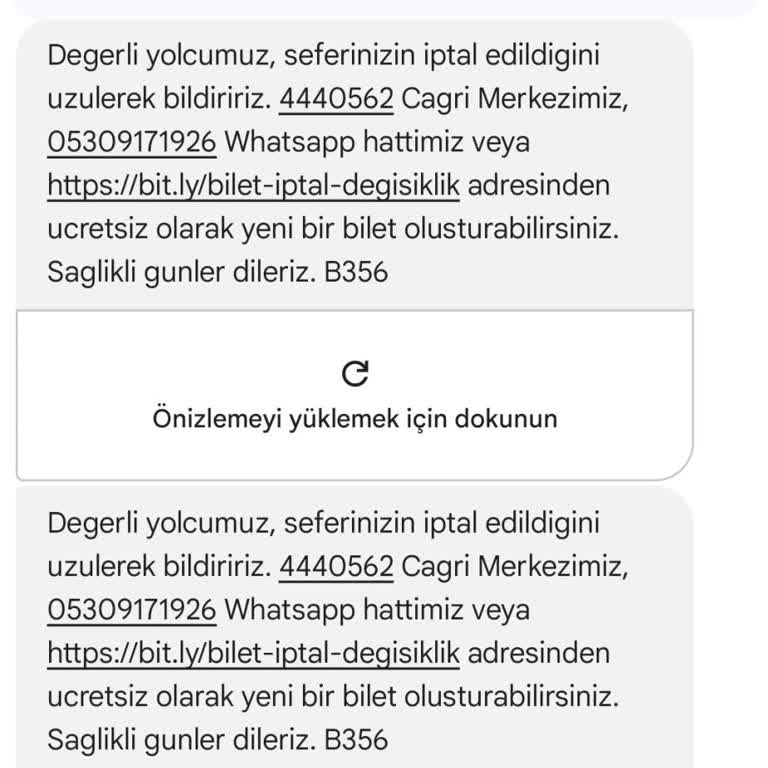 Son Dakika Otobüs İptali Mağduriyeti