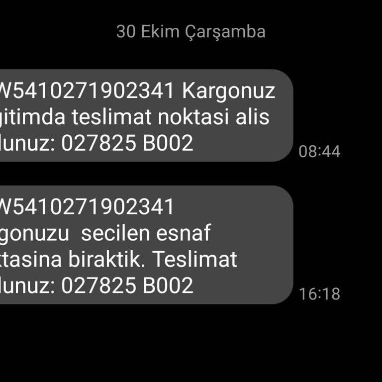 Teslim Edilmeyen Sipariş Ve Kargo Sorunu