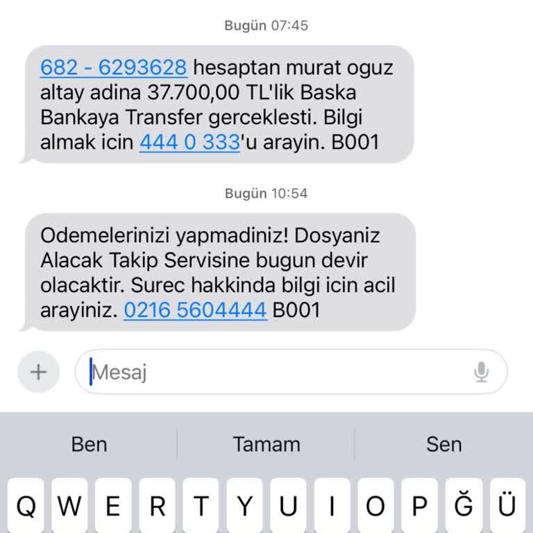 Yanlış Gecikme Mesajlarıyla Karşı Karşıyayım