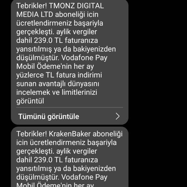 Beklenmedik Abonelik Ücreti Şoku: Vodafone'un Sorumluluğu