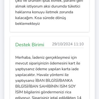 İptal Edilemeyen Sipariş Ve Ulaşılamayan Müşteri Hizmetleri