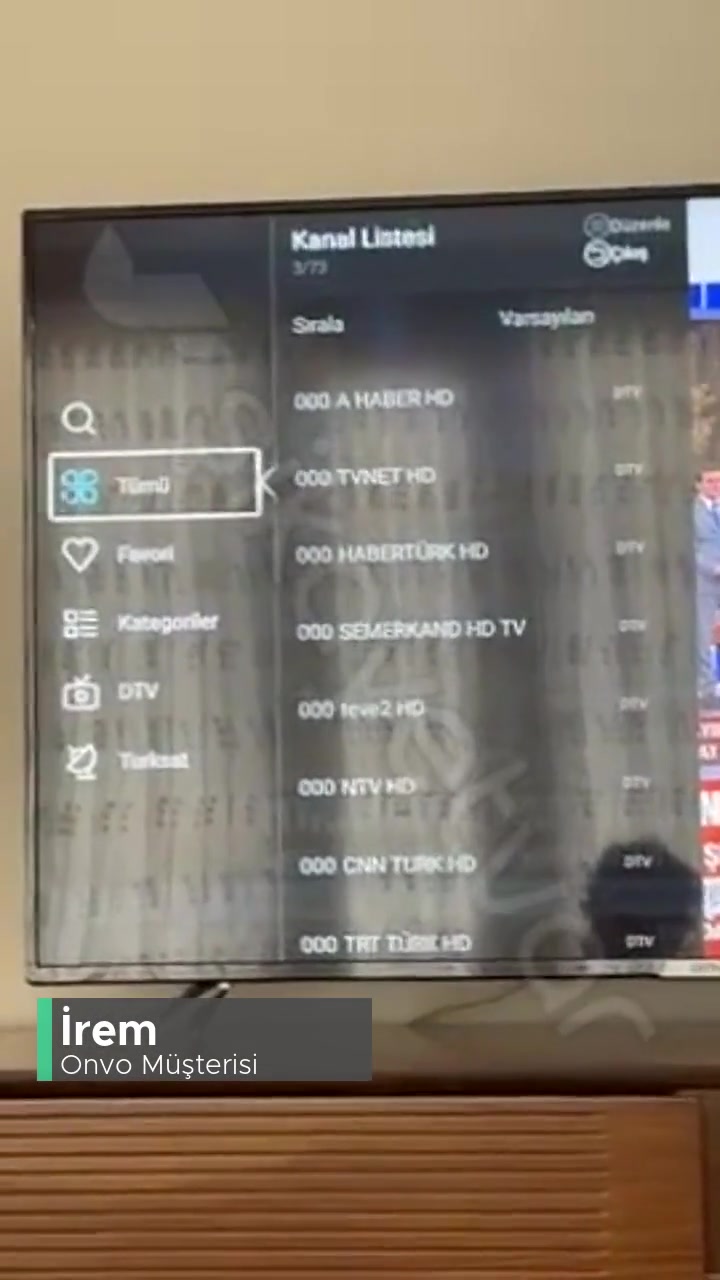 Onvo Kanal Listesinin Numarası videonun kapak resmi