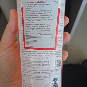 Bioderma Yüz Yıkama Jelinde Naos Star QR Kodu Eksikliği