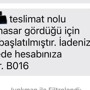 Kargo Hasarı Nedeniyle İptal Edilen Siparişler Ve Para İade Sorunu