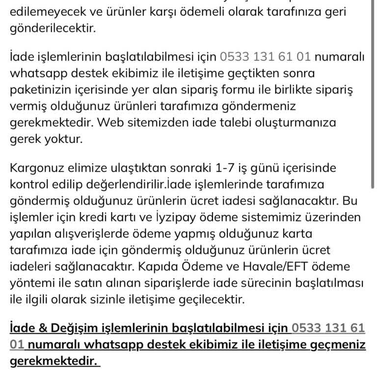 İade Sürecinde Yaşanan Sorunlar