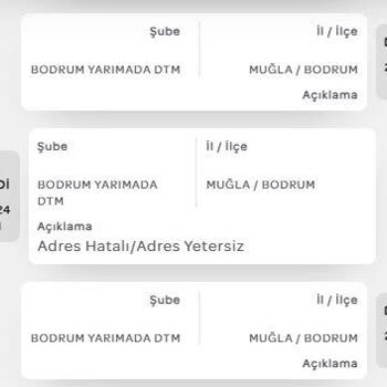 PTT Kargo: Kartım Nerede?