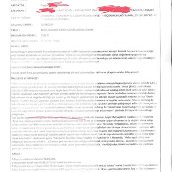 Tüketici Hakem Heyeti Kararına Rağmen Geri Dönüş Alamıyorum