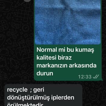 Geri Dönüştürülmüş Ürünle Yaşanan Hayal Kırıklığı