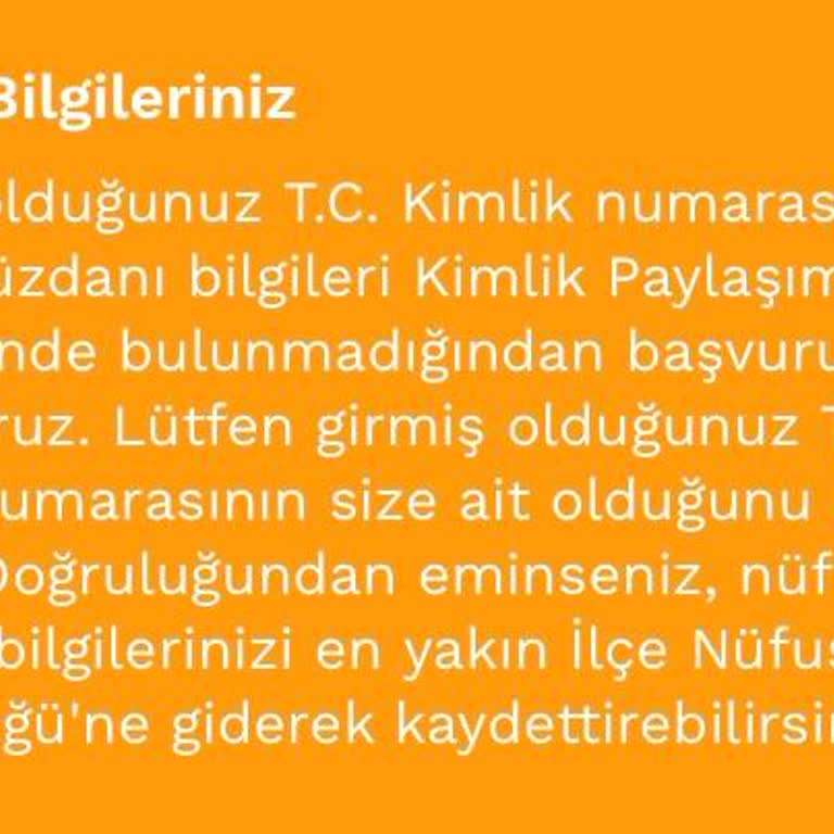 Kimlik Numarası Problemi: Kredi Başvurum Tehlikede