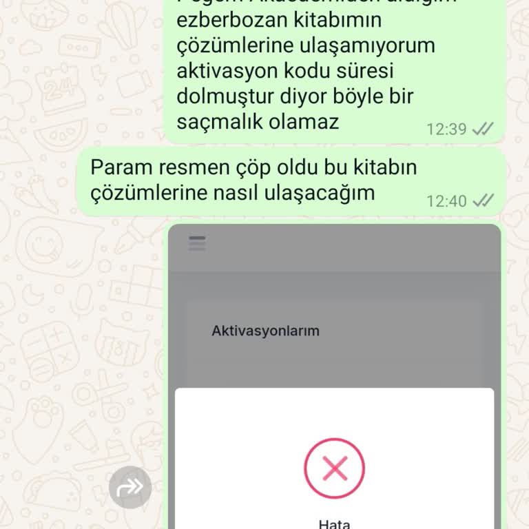 Kitap Aktivasyon Kodu Mağduriyeti
