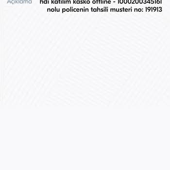 İzinsiz Poliçe Kesintisi Mağduriyeti