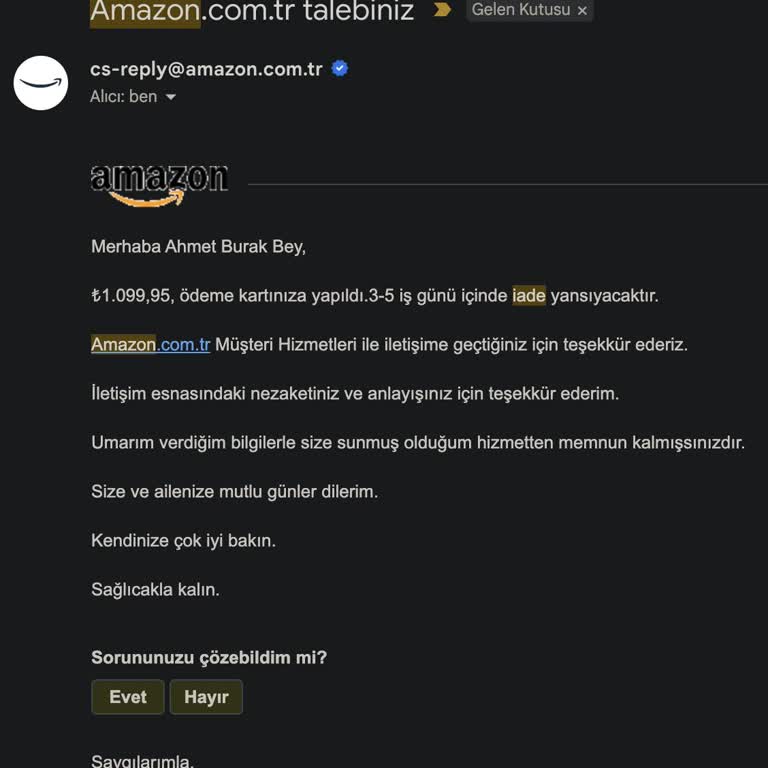 Yanlış Yönlendirme Ve İade Sorunu