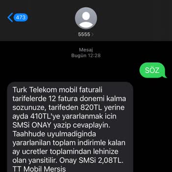 Yanlış Tarifeye Geçiş Ve Müşteri Hizmetleri Sorunu