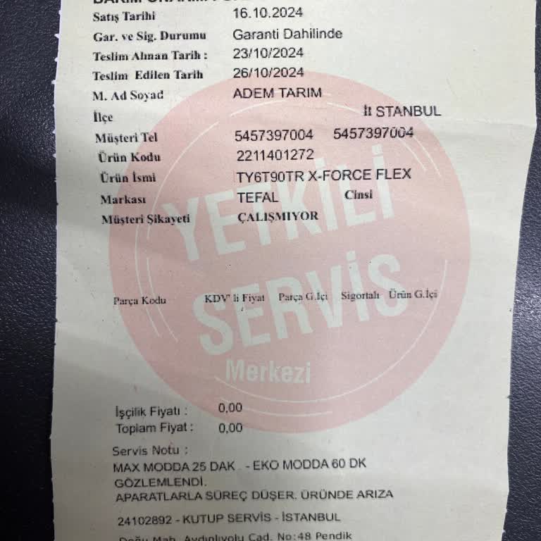 Tefal Dikey Süpürge Şarj Süresi Hayal Kırıklığı