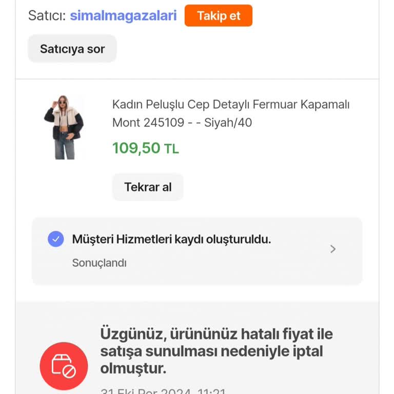 Yanlış Fiyatlandırma Ve Ürün İptalleriyle İlgili Memnuniyetsizlik