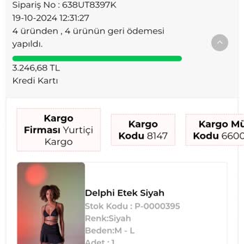 Holly Lolly İade Tutarını Ödemedi!