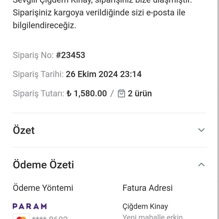 Sipariş Gecikmesi Ve İletişim Eksikliği