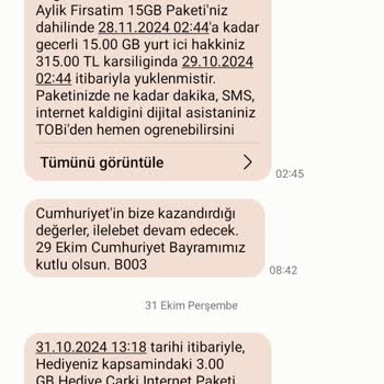 Vodafone İnternet Paketi Karmaşası Ve Haksız Ücretlendirme