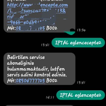 Yanlışlıkla Abone Olduğum Servisin Ücreti İade Edilmiyor