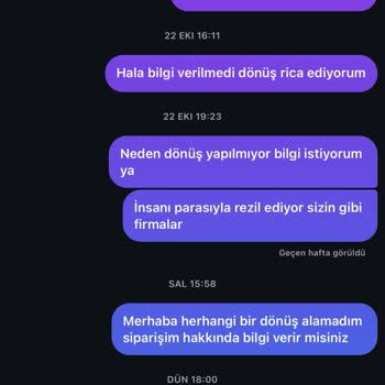 Siparişim Teslim Edilmedi Ve İletişim Kurulamıyor